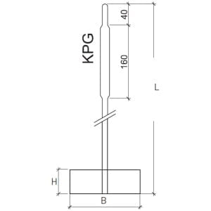 KPG 4 Blade Stirrer KPG 4 Blade Stirrer - Reactor accessories > Stirrers > Glass Stirrer