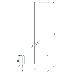 Anchor Stirrer with Simple Glass Shaft Anchor Stirrer with Simple Glass Shaft - Reactor accessories > Stirrers > Glass Stirrer