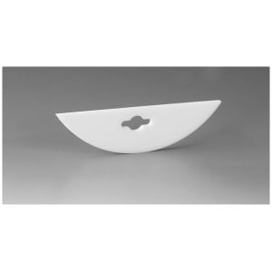 PTFE Moon-Shaped Strirrer Blades with Double-Sided Eyelet PTFE Moon-Shaped Strirrer Blades with Double-Sided Eyelet - Reactor accessories > Stirrers > Glass Stirrers with PTFE-Blades