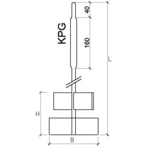 KPG Double 4 Blade Stirrer KPG Double 4 Blade Stirrer - Reactor accessories > Stirrers > Glass Stirrer