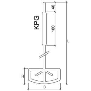 KPG Pretzel Stirrer KPG Pretzel Stirrer - Reactor accessories > Stirrers > Glass Stirrer